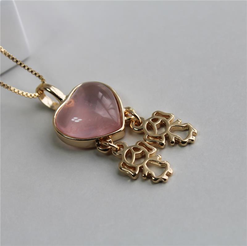 PINGENTE FOLHEADO A OURO