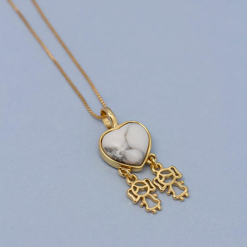 PINGENTE FOLHEADO A OURO