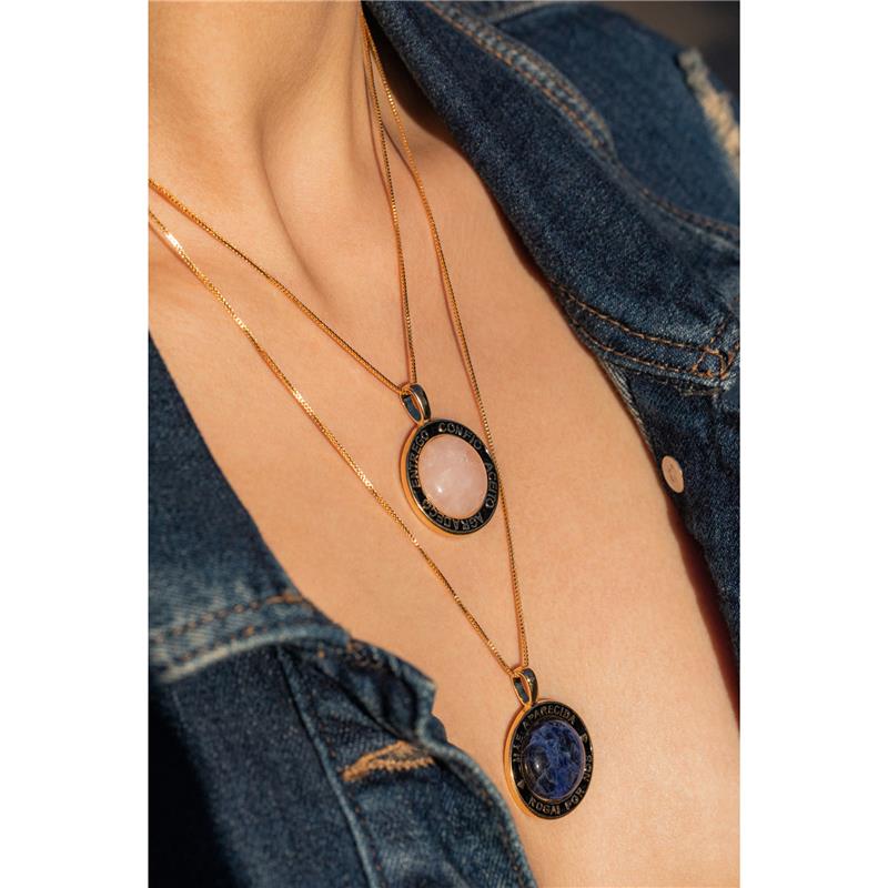 PINGENTE FOLHEADO A OURO SEM CORRENTE