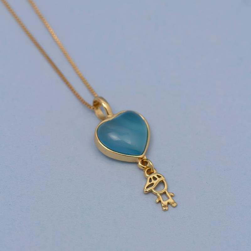 PINGENTE FOLHEADO A OURO