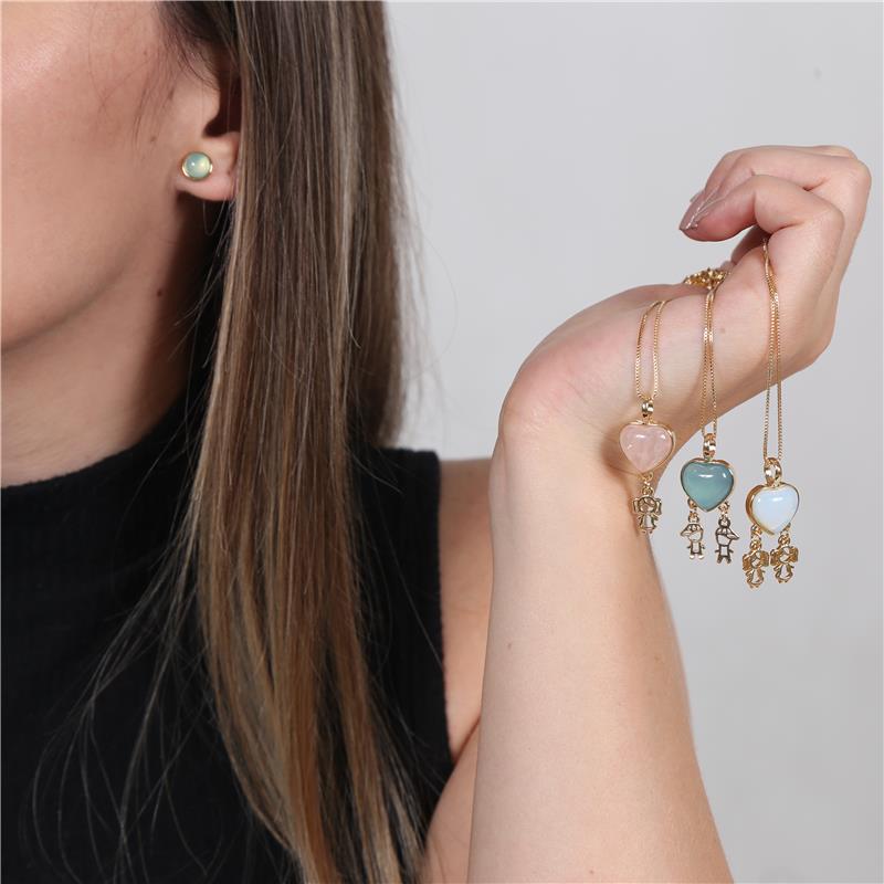 PINGENTE FOLHEADO A OURO