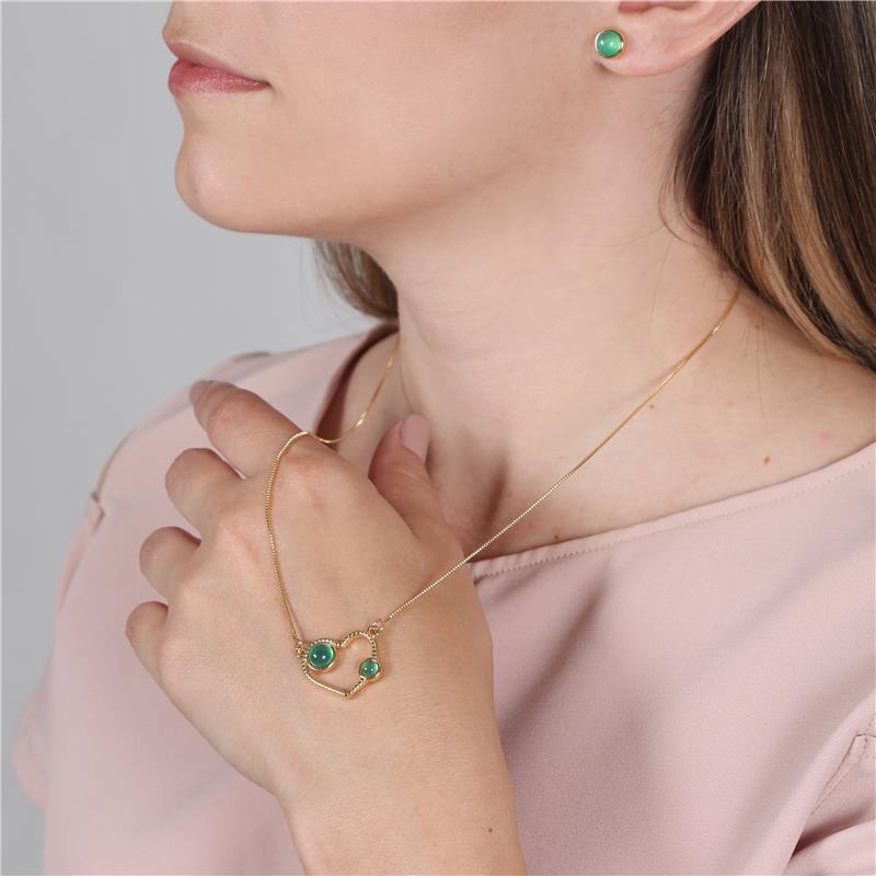 PINGENTE FOLHEADO A OURO