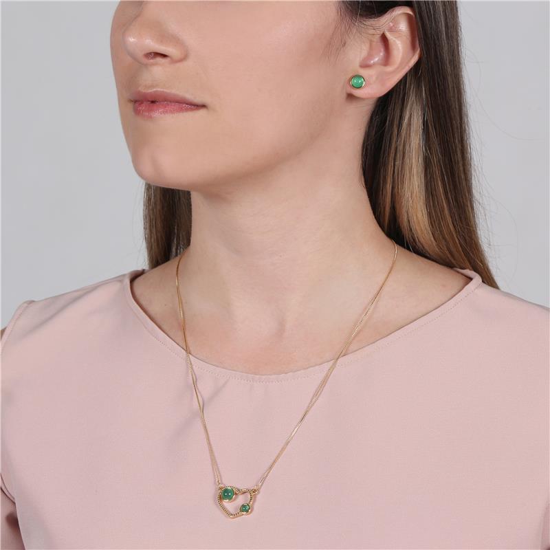 PINGENTE FOLHEADO A OURO