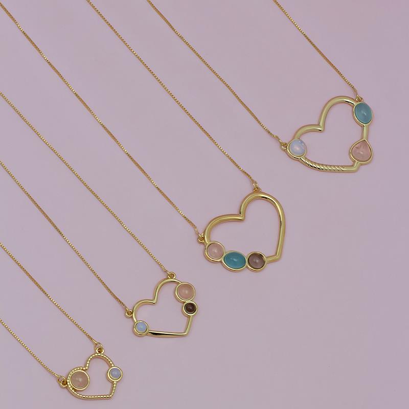 PINGENTE FOLHEADO A OURO