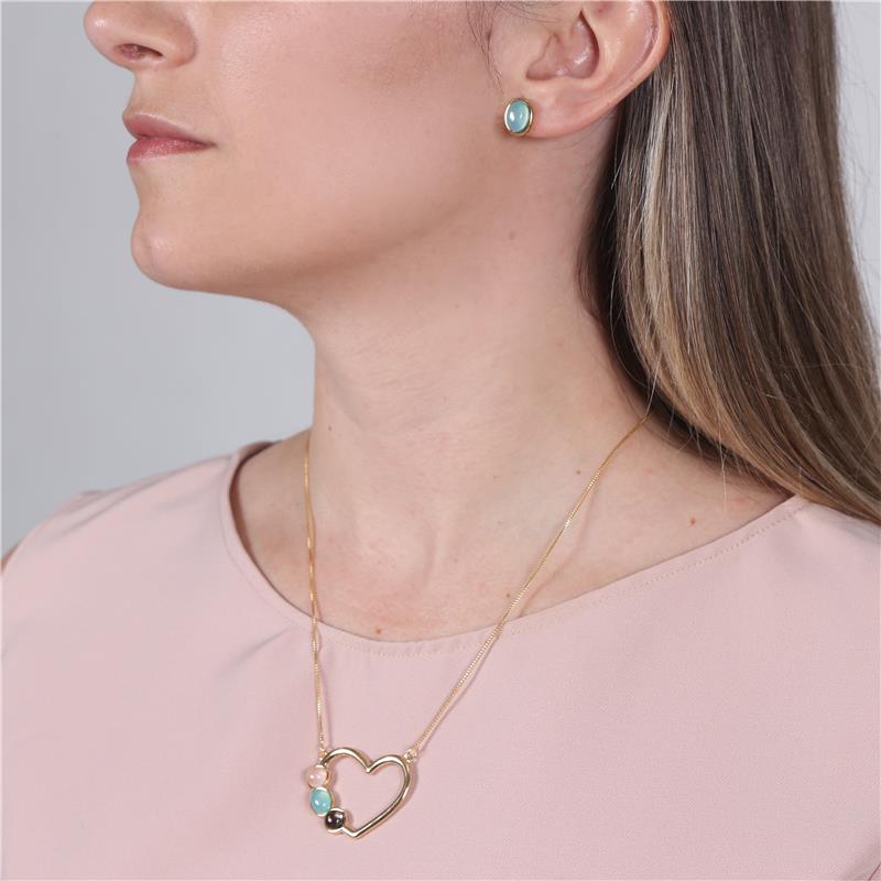 PINGENTE FOLHEADO A OURO