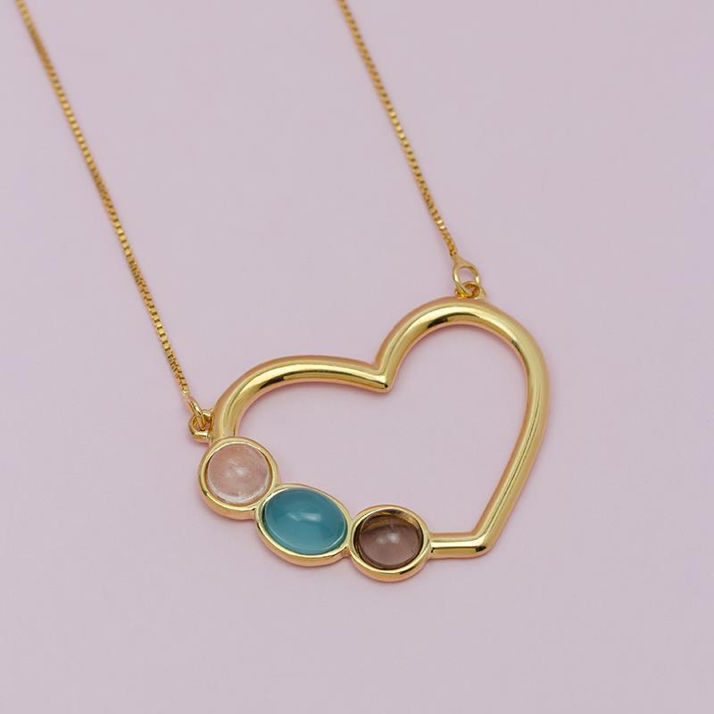 PINGENTE FOLHEADO A OURO