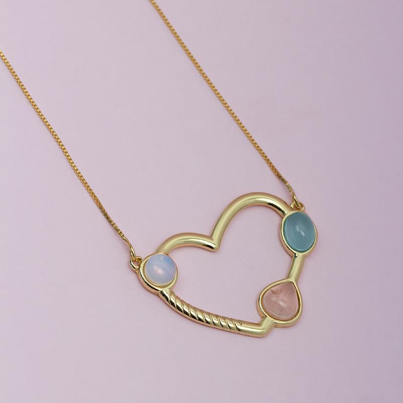 PINGENTE FOLHEADO A OURO