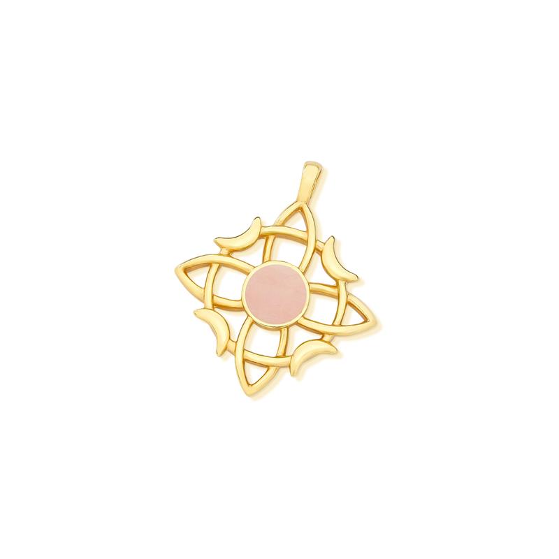 PINGENTE FOLHEADO A OURO