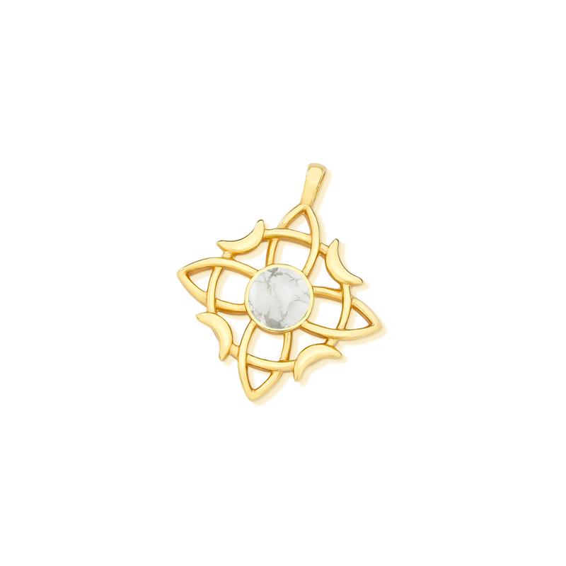 PINGENTE FOLHEADO A OURO