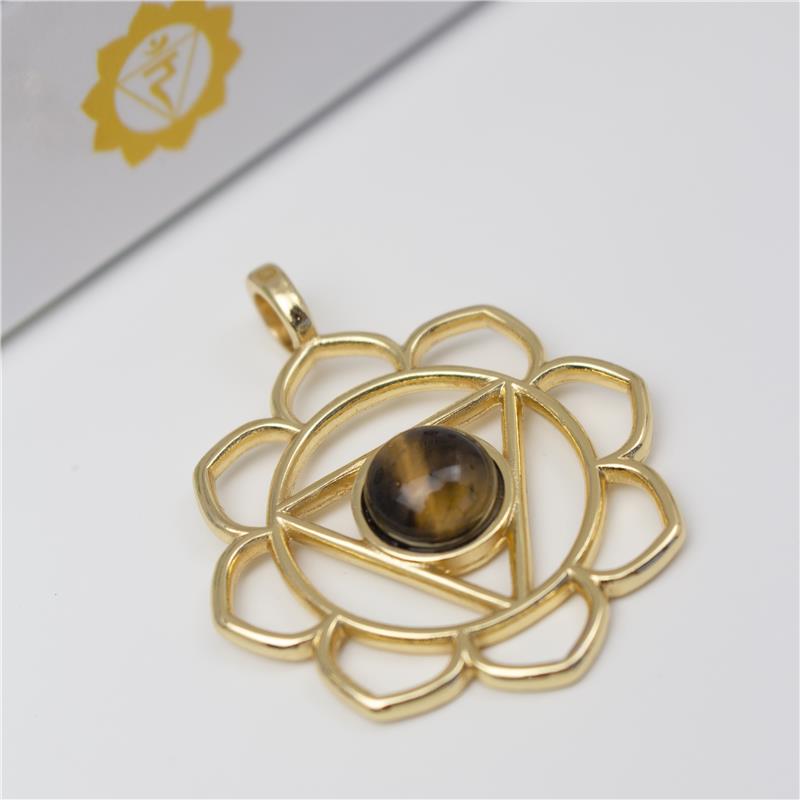 PINGENTE FOLHEADO A OURO