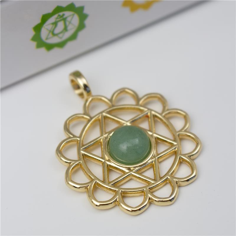 PINGENTE FOLHEADO A OURO