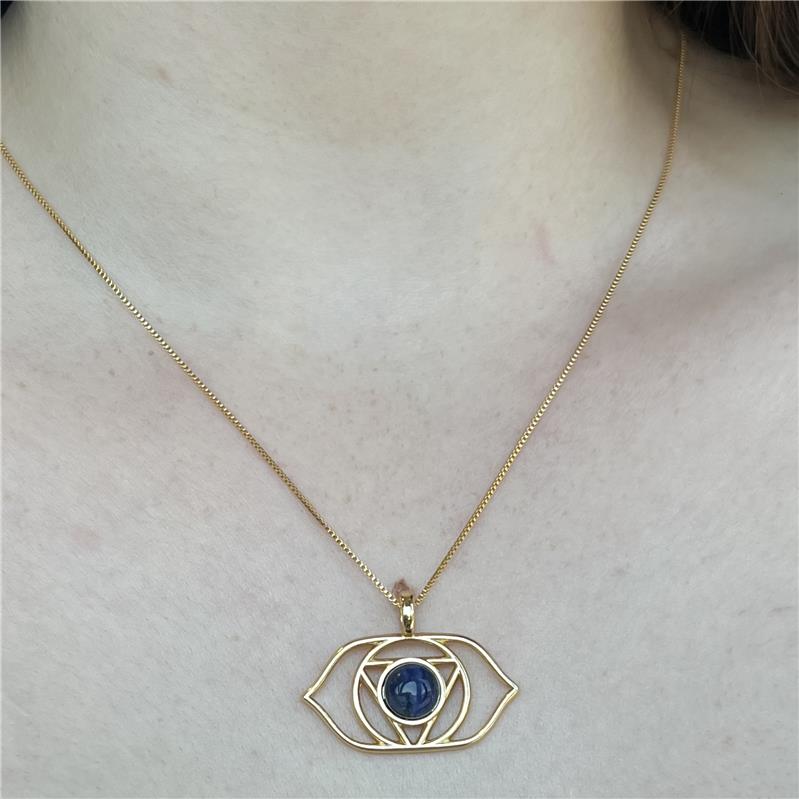 PINGENTE FOLHEADO A OURO