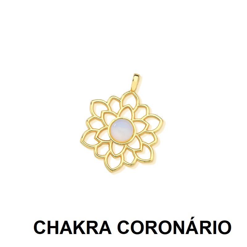 PINGENTE FOLHEADO A OURO