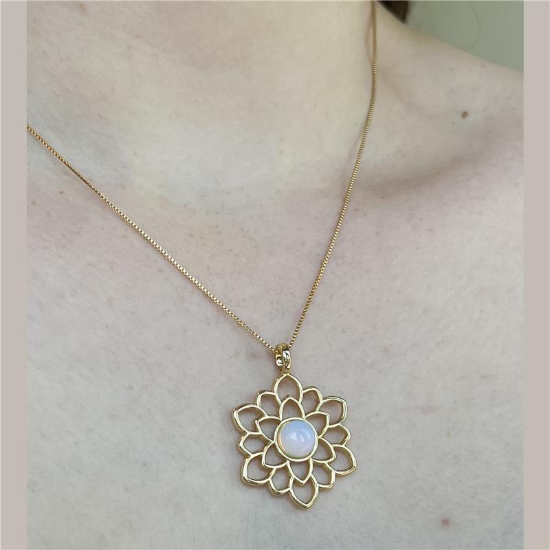 PINGENTE FOLHEADO A OURO