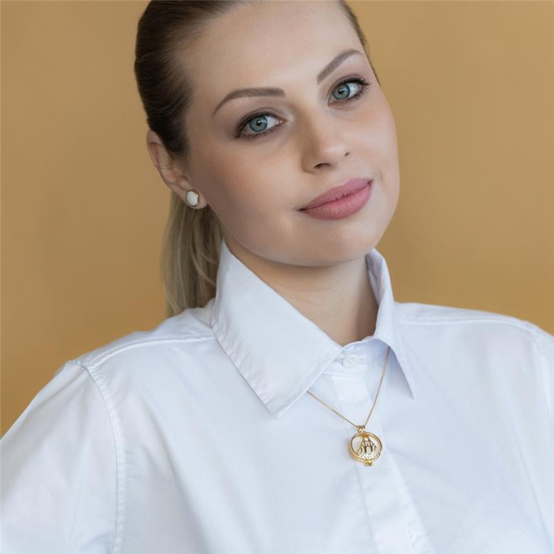 PINGENTE FOLHEADO A OURO