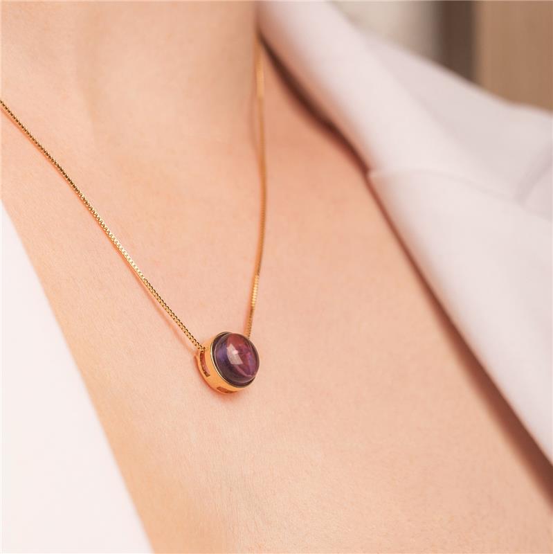 PINGENTE FOLHEADO A OURO