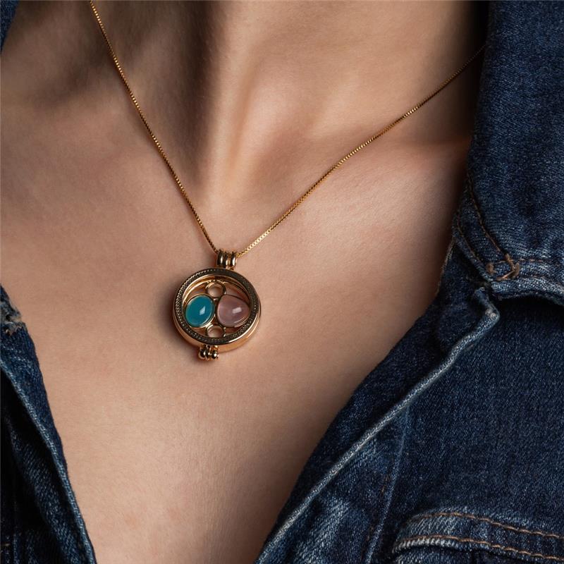 MEDALHA PARA RELICÁRIO FOLHEADO A RÓDIO