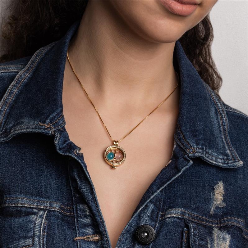 MEDALHA PARA RELICÁRIO FOLHEADO A RÓDIO NEGRO