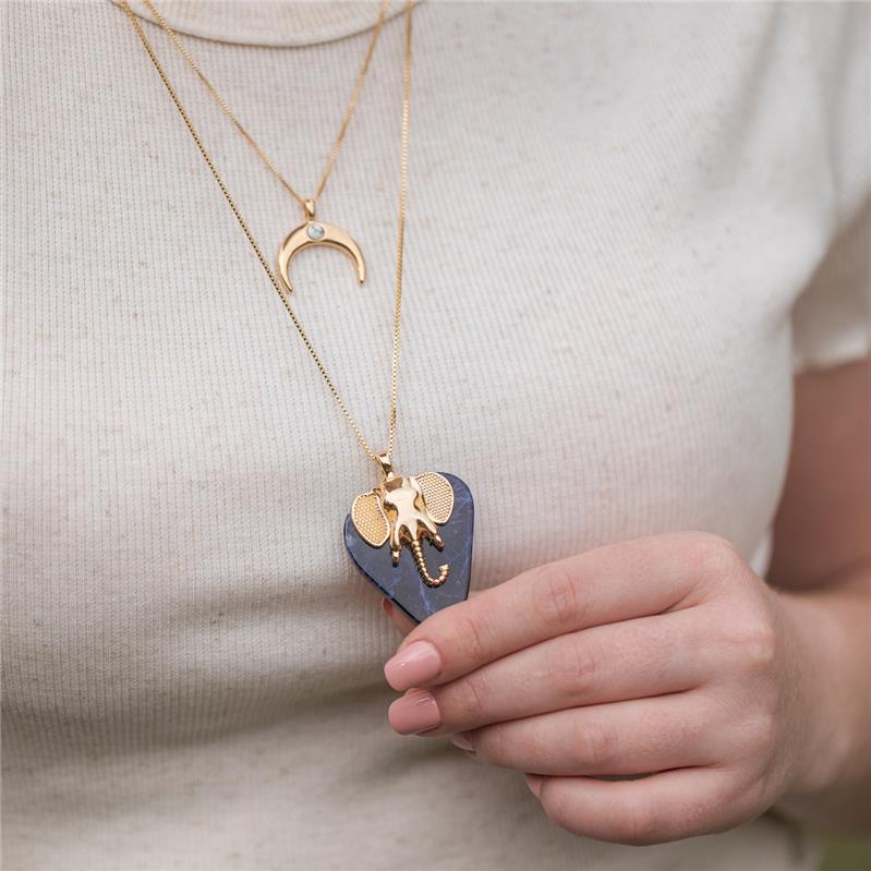 PINGENTE FOLHEADO A OURO