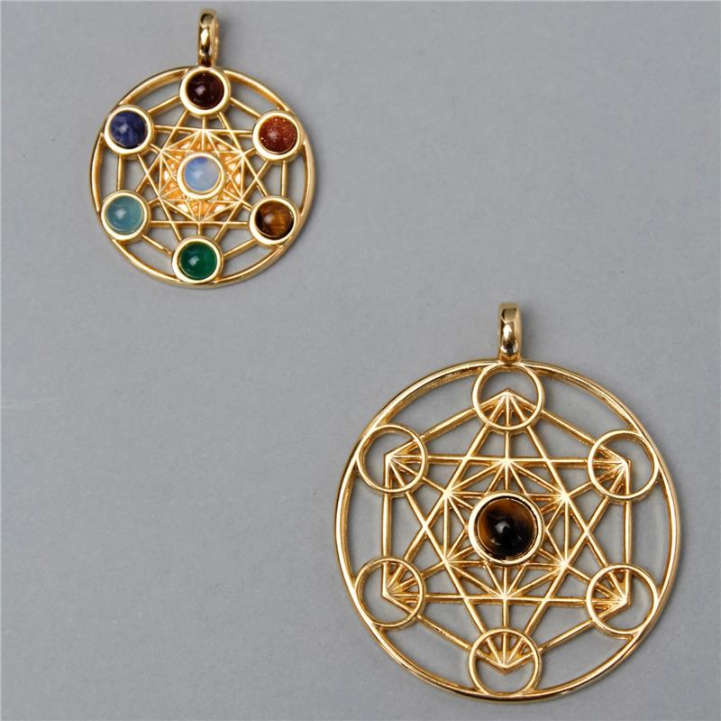 PINGENTE FOLHEADO A OURO