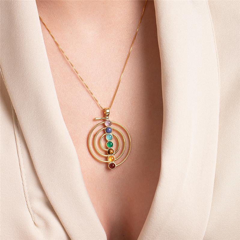 PINGENTE FOLHEADO A OURO