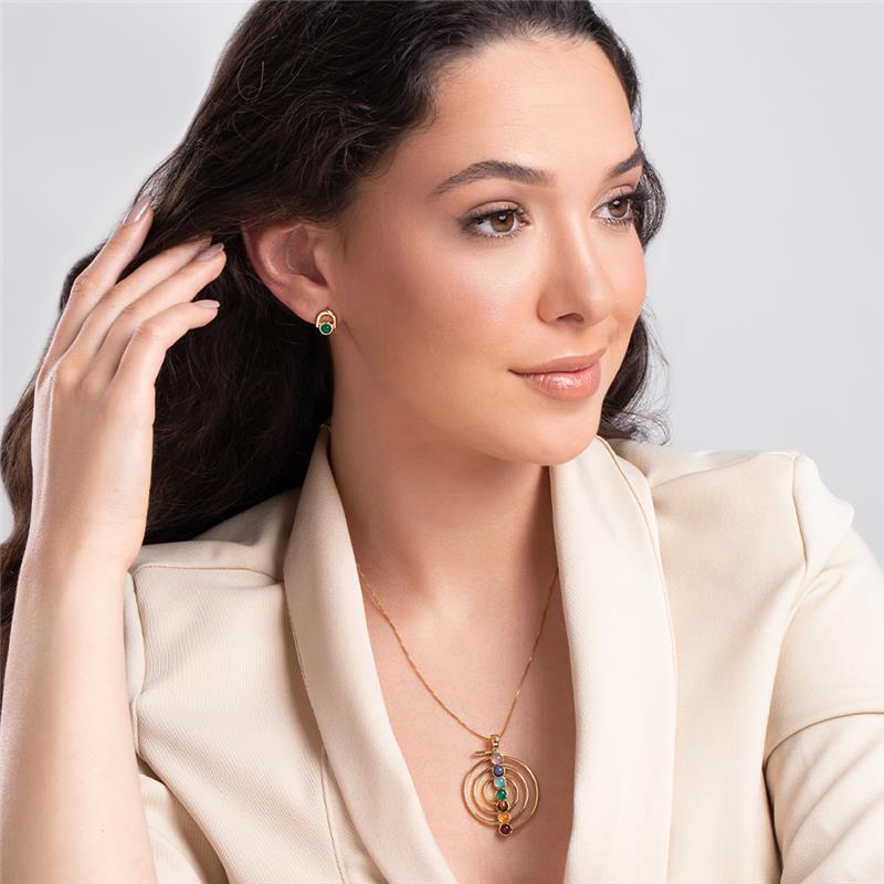 PINGENTE FOLHEADO A OURO