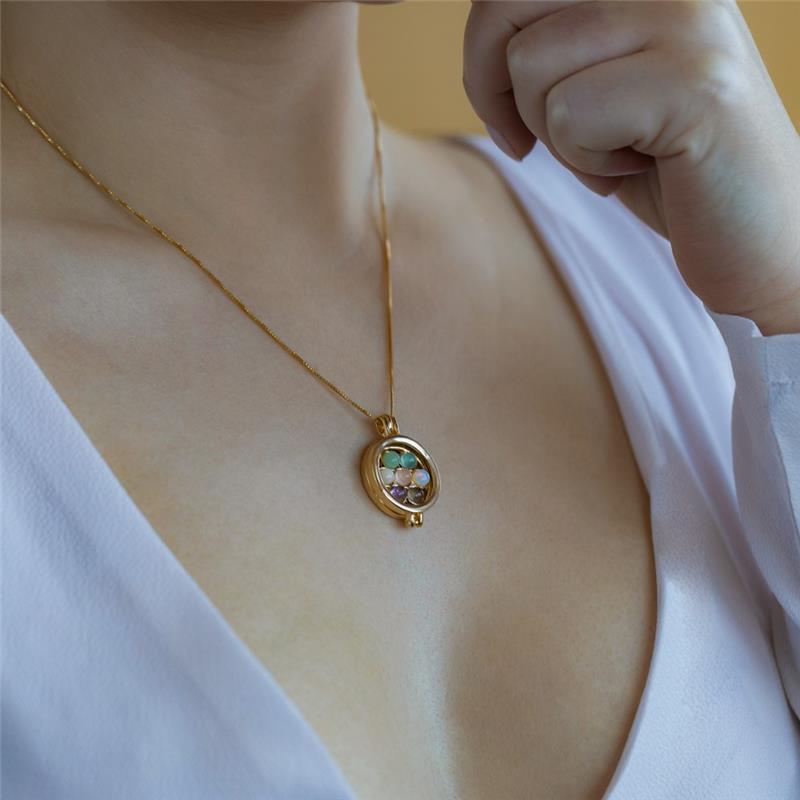 PINGENTE FOLHEADO A PRATA