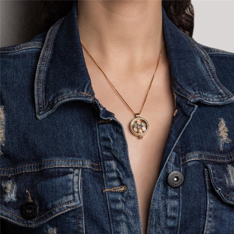 PINGENTE FOLHEADO A RÓDIO