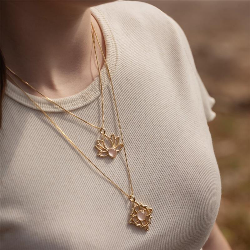 PINGENTE FOLHEADO A OURO