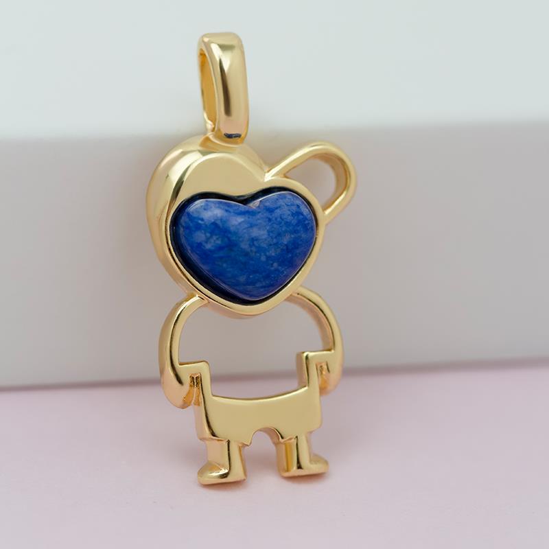 PINGENTE FOLHEADO A OURO