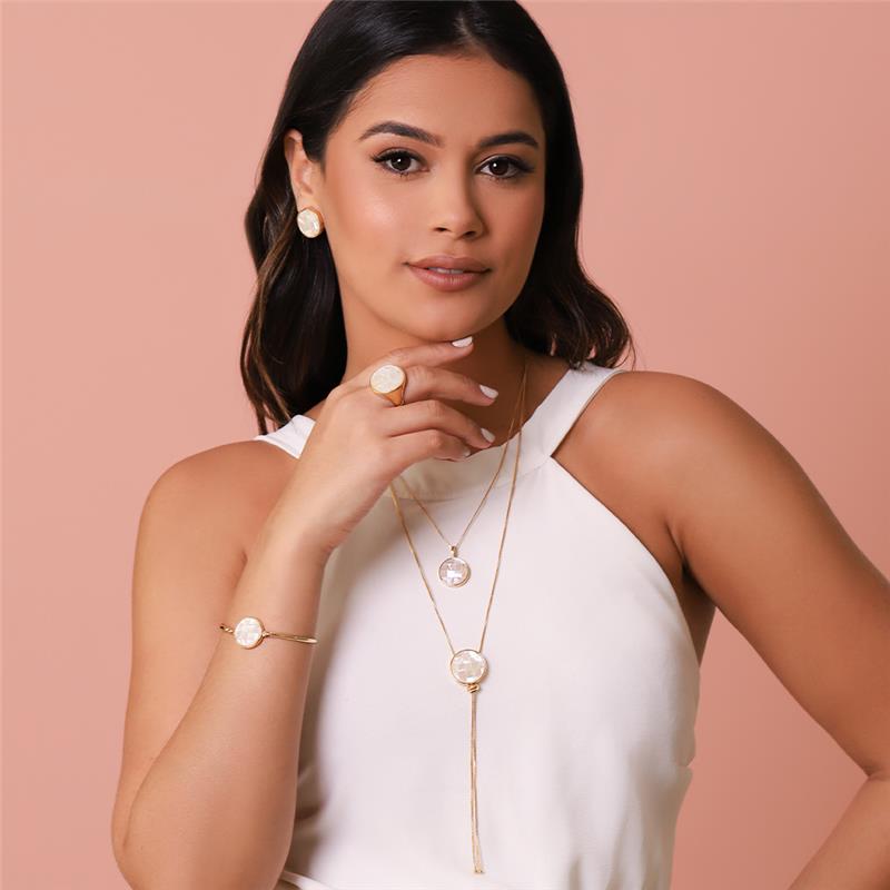 PINGENTE FOLHEADO A OURO