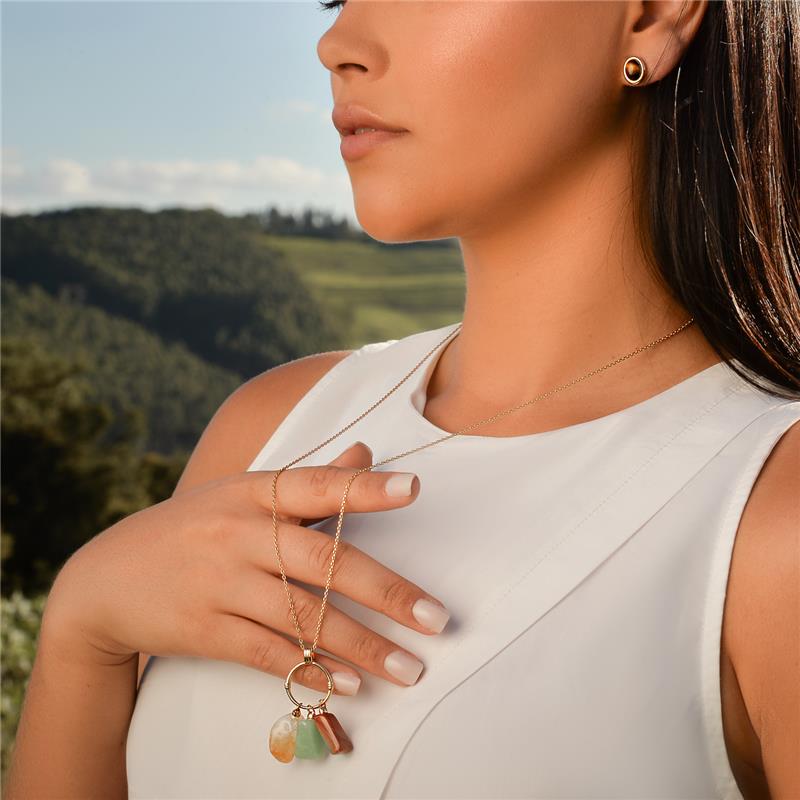 PINGENTE FOLHEADO A OURO - SAÚDE