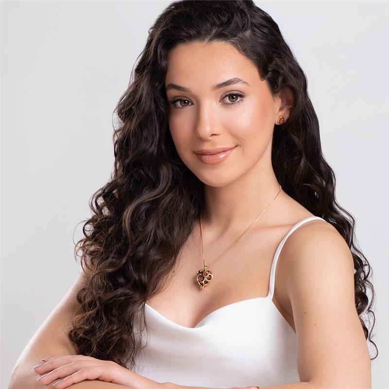 PINGENTE FOLHEADO A OURO SEM CORRENTE