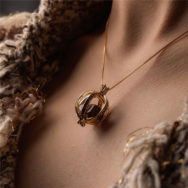 PINGENTE FOLHEADO A OURO