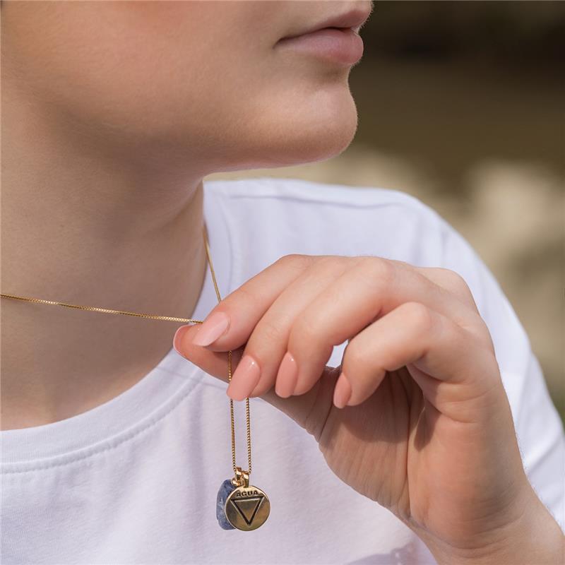 PINGENTE FOLHEADO A OURO