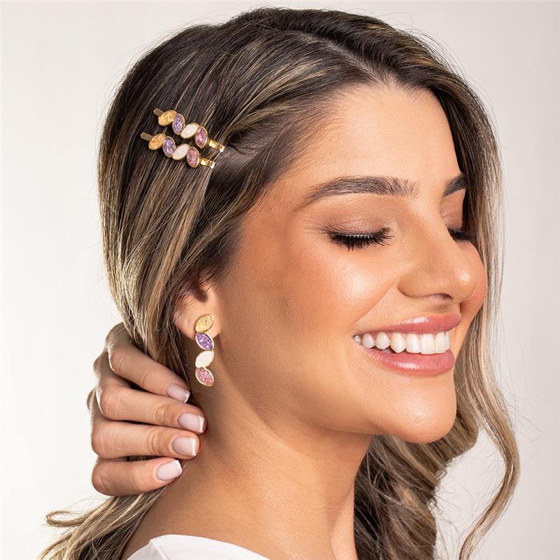 PINGENTE FOLHEADO A OURO