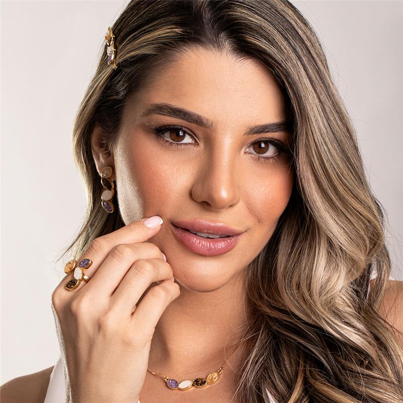 PINGENTE FOLHEADO A OURO