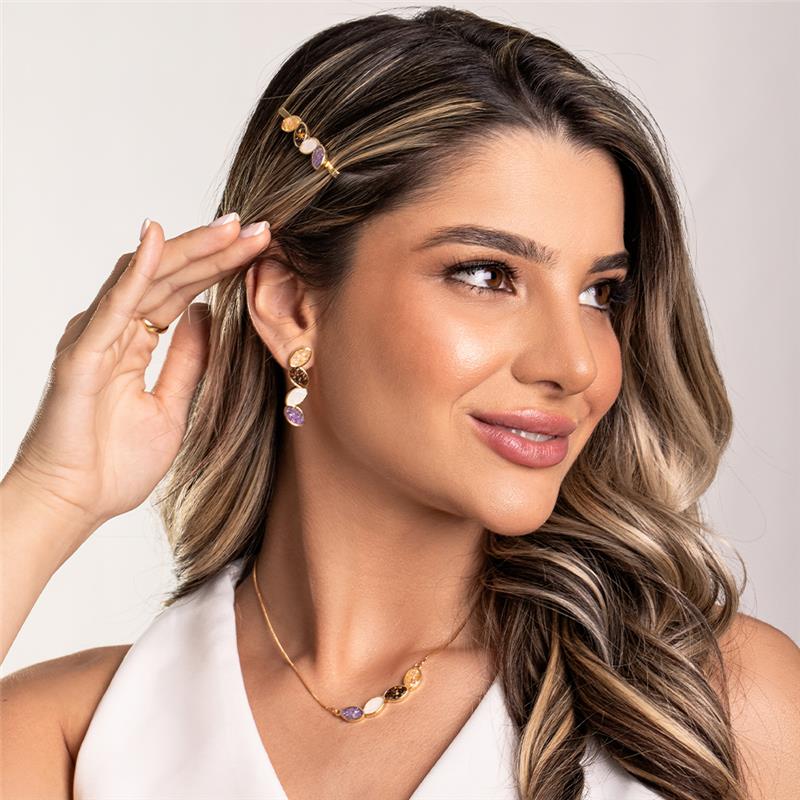 PINGENTE FOLHEADO A OURO