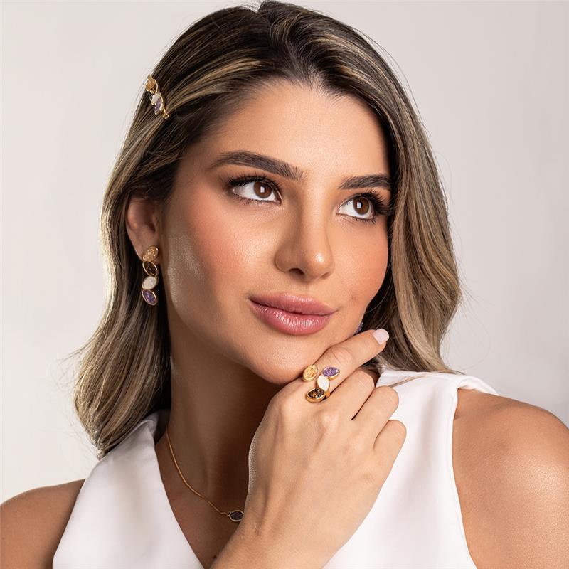 PINGENTE FOLHEADO A OURO