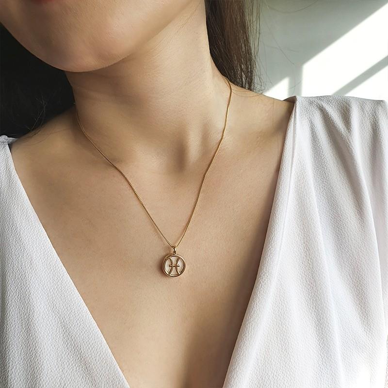 PINGENTE PEIXES FOLHEADO A OURO