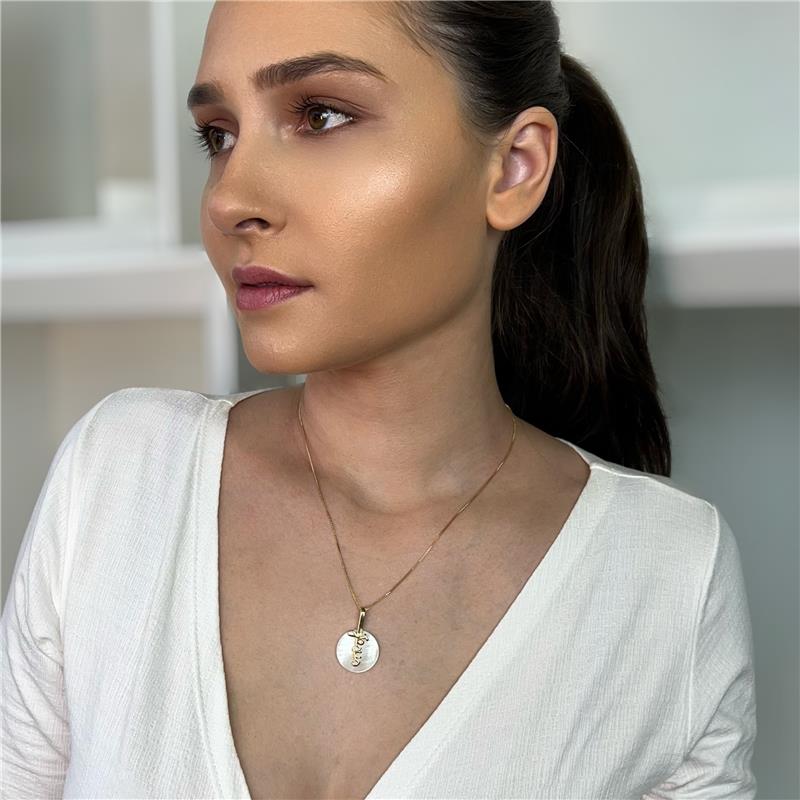 PINGENTE FOLHEADO A OURO