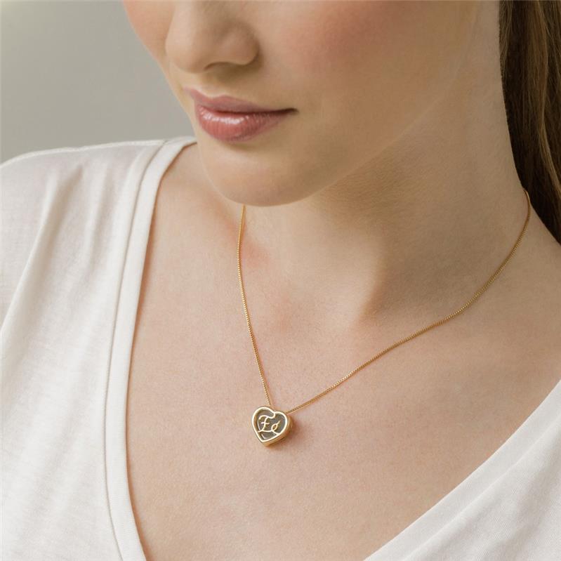 PINGENTE FOLHEADO A OURO