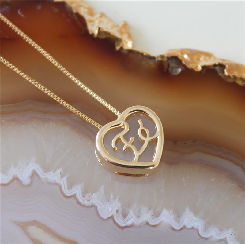 PINGENTE FOLHEADO A OURO