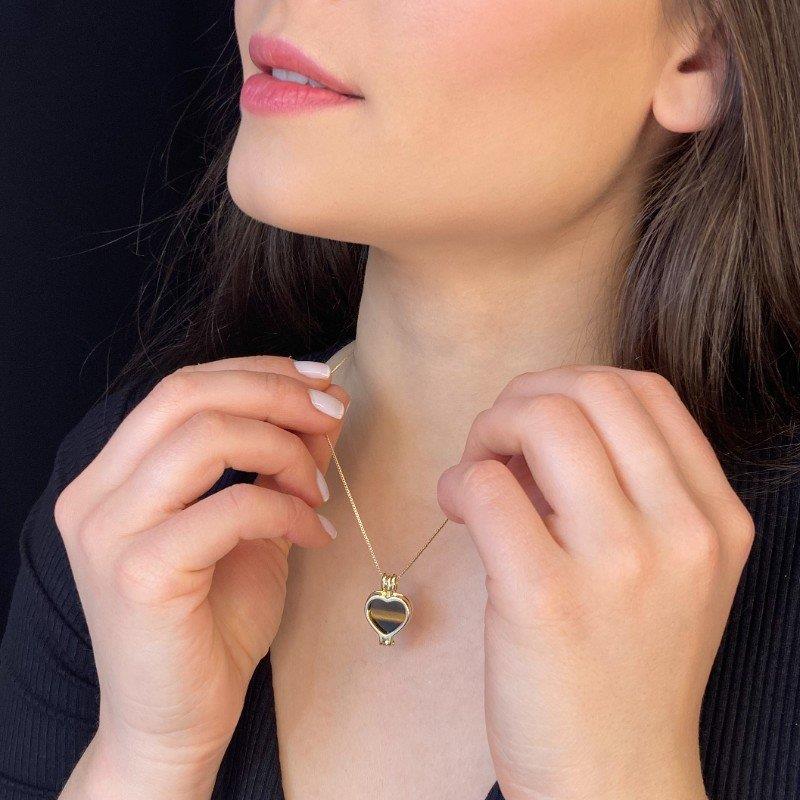 PINGENTE FOLHEADO A OURO