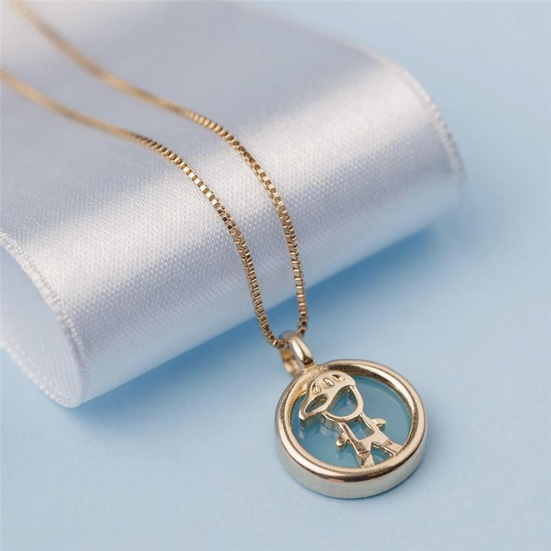 PINGENTE FOLHEADO A OURO