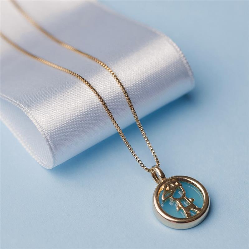 PINGENTE FOLHEADO A OURO