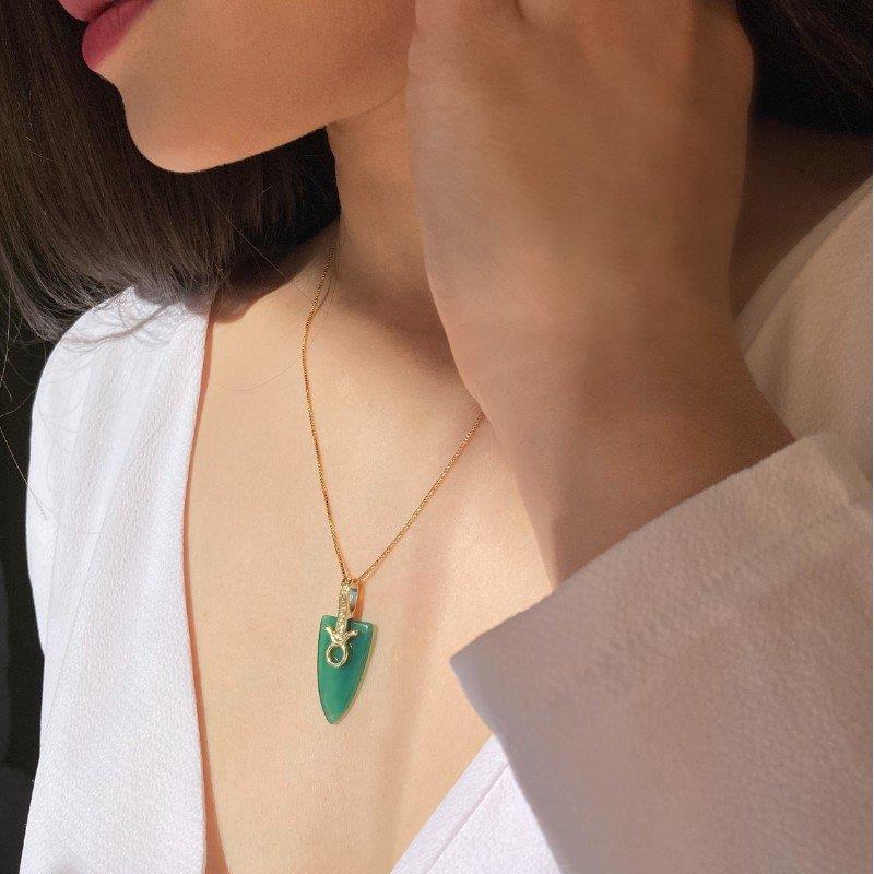 PINGENTE TOURO FOLHEADO A OURO 