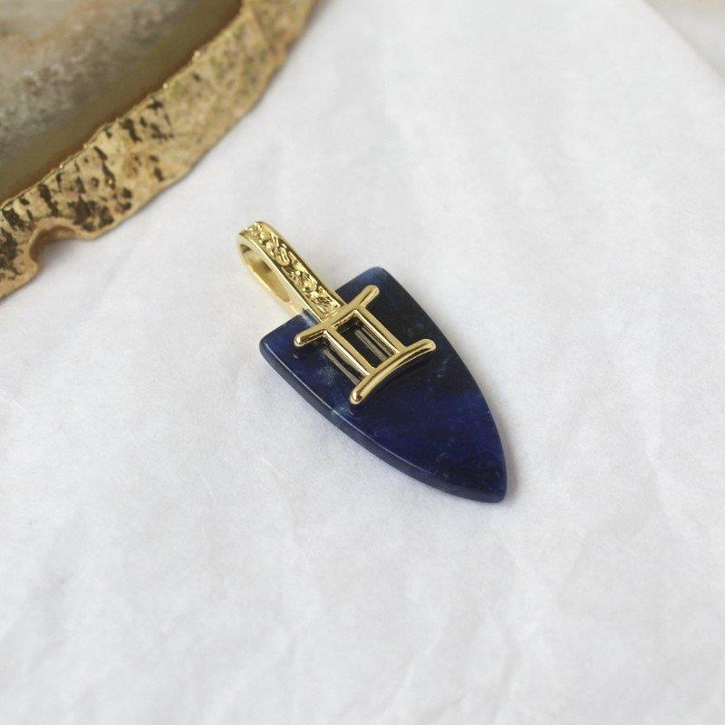 PINGENTE GÊMEOS FOLHEADO A OURO