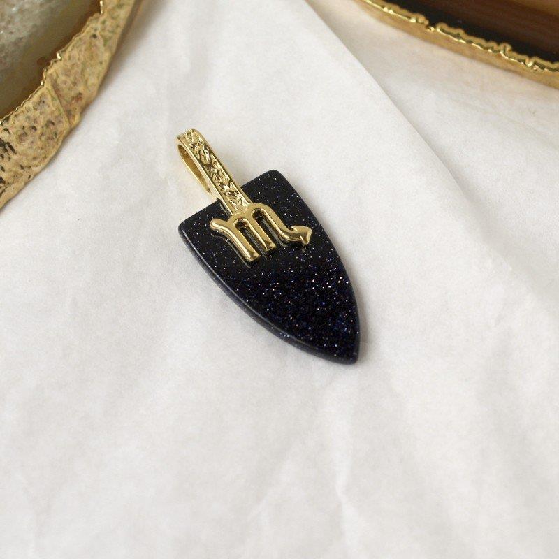 PINGENTE ESCORPIÃO FOLHEADO A OURO