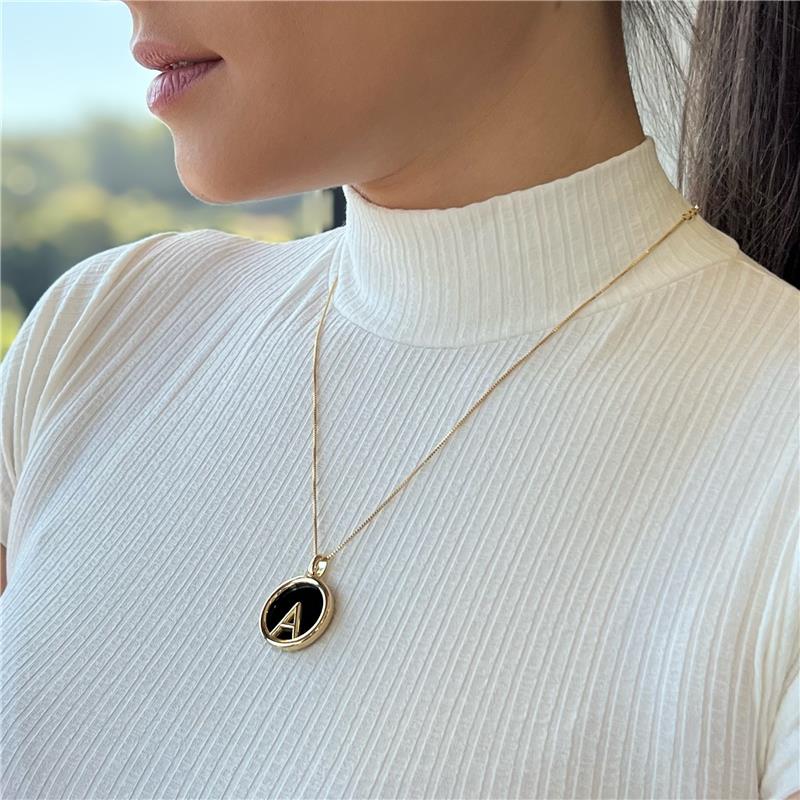 PINGENTE FOLHEADO A PRATA